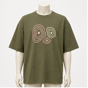 Collection de T-shirts décontractés surdimensionnés en coton 100% tricoté à impression numérique personnalisée 32 TSA-SPT-0032 - Product Image 1