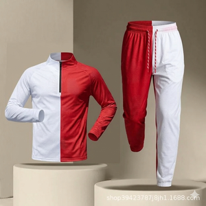 Conjunto Deportivo para Hombre, Otoño Invierno, Secado Rápido, 100% Poliéster, Traje de Entrenamiento Profesional, Ciclismo al Aire Libre, Patrón 3D - Product Image 6