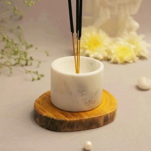 Bandeja de Incienso de Mármol Blanco, Porta Incienso de Piedra de Lujo, Quemador de Aroma Decorativo, Accesorio de Decoración para el Hogar y Meditación, Nuevo y Más Vendido - Product Image 2