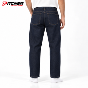 Wholesale <b>Mens</b> <b>Carpenter</b> Streetwear <b>Jeans</b> Heavyweight Cotton Denim Utility Pockets Custom Label - Product Image 4