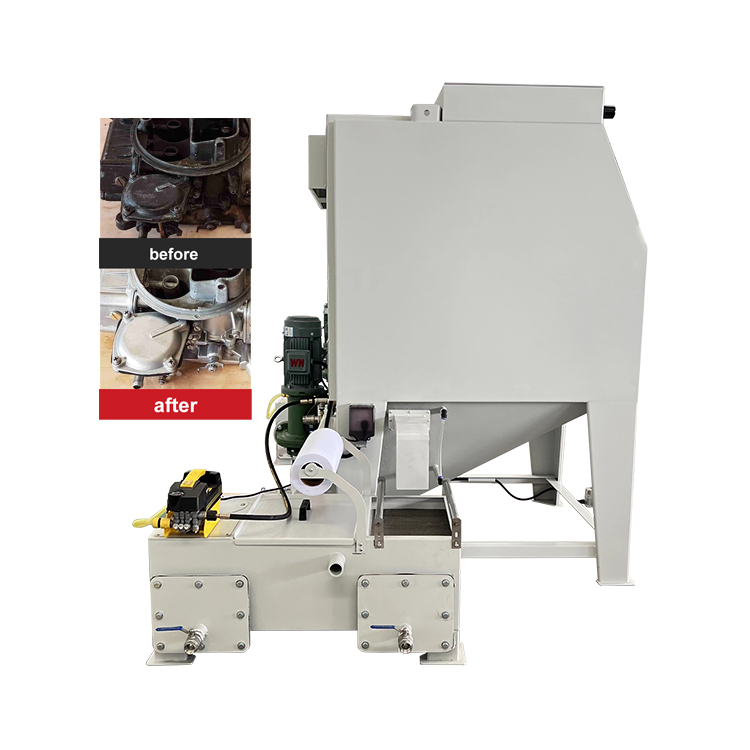 Compact Wet Blast Cabinet with Water