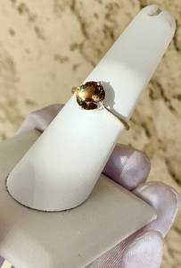 Moissanite 3CT Yellow Champagne Round Cut <b>Solitaire</b> <b>Ring</b> Authentic 925 <b>Silver</b> Fine Jewelry Romantic Style For Engagement - Product Image 5