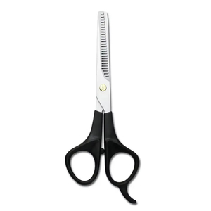 Tijeras de plástico, 1 unidad, 6,5 pulgadas, mango de plástico duradero, cortapelos de acero inoxidable para uso profesional, herramienta para cortar el cabello - Product Image 2