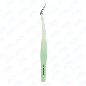 Nouveau style de pince à cils de précision pour classique et volume Pince à épiler professionnelle en acier inoxydable avec logo personnalisé - Product Image 4