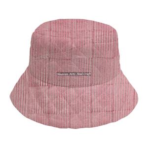Sombrero de cubo acolchado hecho a mano con estampado de bloque para mujer, diseño de moda con LOGO personalizado 2026 - Product Image 5