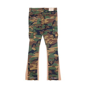 2025 Customize <b>Men</b> Canvas Straight Casual Slim Fit High Waist Stretch <b>Drawstring</b> Closure Breathable Quick Dry Autumn <b>Jeans</b> - Product Image 4