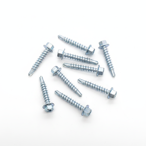 Vis autoperceuses à tête hexagonale TEK, acier au carbone galvanisé, fabricant vietnamien, classe 4.8 6.8 PDC, filetage grossier en pouces - Product Image 1