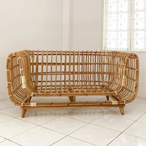 Natural <b>rattan</b> <b>sofa</b> cheap price handcrafted lounge chair top quality living room bench <b>sofas</b> - Product Image 1