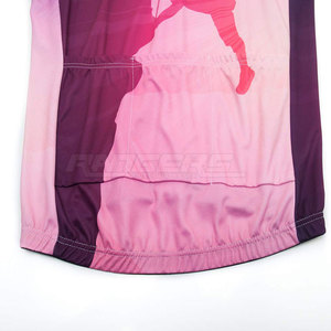 Maillots de cyclisme personnalisés à manches courtes, tissu respirant anti-transpiration, design imprimé silhouette d'alpiniste, vêtements de cyclisme unisexes - Product Image 3