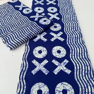 Tela de algodón Ankara con estampado africano de alta calidad, proveedor OEM de Marruecos para uso en moda. - Product Image 1