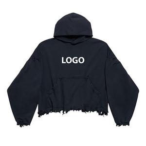 Oversized <b>Tie</b>-Dye Hoodie Unisex Fleece Long Sleeve Distressed <b>Pink</b> Front Logo Autumn Wear - Product Image 2