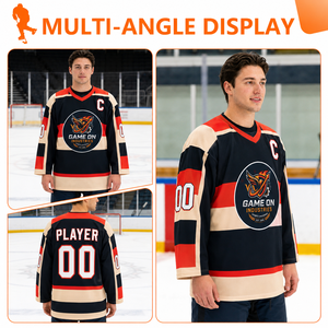 Maillot d'entraînement de hockey sur glace personnalisé de haute qualité pour adultes, sublimé, séchage rapide, respirant, écologique - Product Image 2