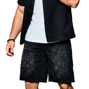 Shorts en jean pour hommes personnalisés en gros – Qualité supérieure, décontractés, respirants, séchage rapide, avec impression de logo personnalisée – Nouveauté été - Product Image 3