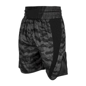 Shorts de combat camouflage noir pour hommes et femmes, shorts de Muay Thai, tenue d'entraînement pour compétition MMA, arts martiaux mixtes - Product Image 3