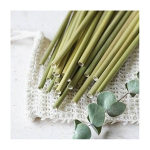 Pailles à boire en bambou naturel réutilisables, écologiques, accessoires de bar minimalistes, lot de 5+ - Product Image 1