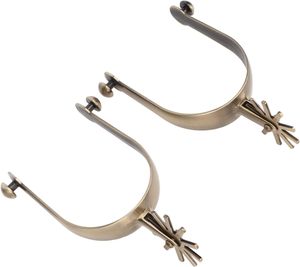 Espuelas para Caballo, Estilo Vaquero Vintage, de Aleación de Zinc con Engranaje, para Hombres, para Montar a Caballo - Product Image 6