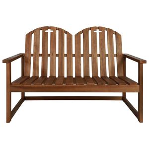 Banco de Jardín Duradero de Madera de Acacia de 43.3 Pulgadas en Color Marrón, Categoría de Productos: Bancos de Patio - Product Image 2