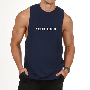 T-shirts d'été sans manches pour hommes en coton et polyester – Prix de gros abordable, lavables - Product Image 6