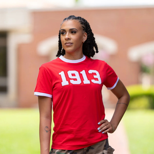 T-shirt Femme Lettre Delta Grecque Nouvelle Arrivée 100% Coton Doux Respirant Tenue de Sororité Vêtements Personnalisés OEM T-shirts Femme - Product Image 2