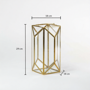 Portavelas Metálico Geométrico al por Mayor, MOQ, para Decoración del Hogar, Hotel, Restaurante y Jardín - Product Image 4