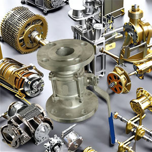 Vanne à boisseau sphérique à bride C-Way, homologuée ANSI 150/300, haute température, commande manuelle, pour utilisation avec l'eau, personnalisable OEM, CF8M, joint EPDM/PTFE - Product Image 1