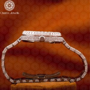 Charm Jewells – boîtier de montre de luxe en acier inoxydable, cadran analogique, 40mm, cristal saphir, mouvement mécanique, résistant à l'eau 10 bars - Product Image 4