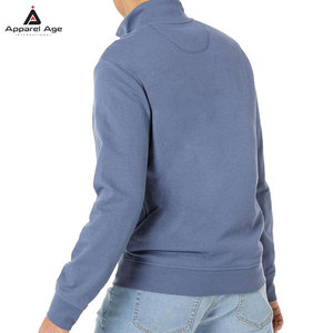 Sweat-shirts à demi-zip personnalisés de haute qualité, prix de gros, best-sellers, basiques, écologiques, pour hommes - Product Image 4