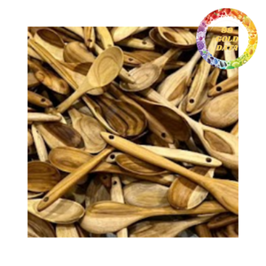 Cuchara de Madera Natural Hecha a Mano, Utensilio de Cocina Ecológico y Reutilizable, Cuchara para Café, Vajilla para Restaurante - Product Image 3