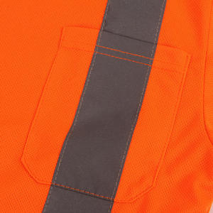 HAMID HAROON PRO WEAR Gilet de sécurité haute visibilité réfléchissant en maille fluorescente polyester unisexe imprimé par sublimation pour le travail - Product Image 6