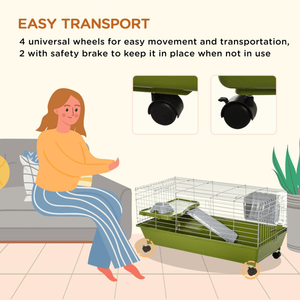 กรงสัตว์เลี้ยงแบบม้วนเก็บได้ สำหรับสัตว์ขนาดเล็ก เช่น หนูตะเภา - Product Image 3