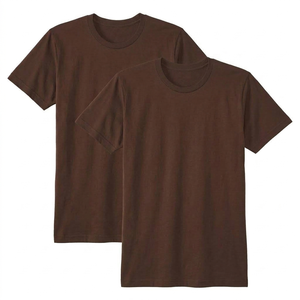 Camiseta de Algodón 100% con Logotipo Personalizado Estampado para Hombre, Estilo Sólido y Elegante, Corte Regular, Bordada, para Actividades de Equipo y Promoción - Product Image 1