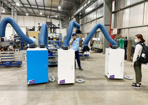 Extracteur de fumée industriel mobile Dr.Air KH-3600 Plus, élimination des fumées lourdes pour les usines et les garages - Product Image 5