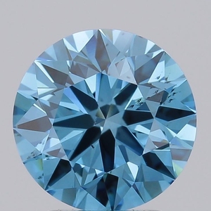 Diamante CVD Suelto Certificado por IGI, Azul Intenso Fantasía, VS2, Cultivado en Laboratorio, Redondo, 2.30 Ct - Product Image 1
