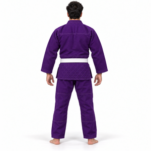 Uniforme de Judo de Marca Privada, Tejido de Arroz de 450-750 GSM, Logotipo Bordado Personalizado, Artes Marciales Globales, 100% Algodón Transpirable - Product Image 4