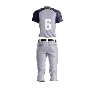 Premium Design High Quality Customized Logo <b>Light</b> Weight Baseball Uniform Custom Size <b>Cheap</b> Price Men Baseball Uniform - Product Image 2