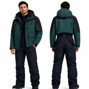 Traje de Esquí para Hombre, Invierno 2026, Impermeable, Cortavientos, Chaqueta y Pantalones con Forro Polar Térmico, para Senderismo y Snowboard - Product Image 5