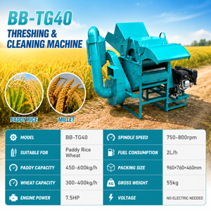 Décortiqueuse à céréales portable à essence 7,5 CV BB-TG40 pour riz, blé et <span class=keywords><strong>millet</strong></span> - Product Image 4