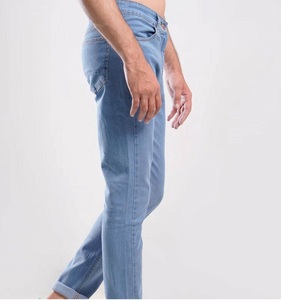 ผู้ผลิต OEM กางเกงยีนส์ทรงสลิมฟิต ผ้ายืด สไตล์ลำลองสำหรับผู้ชาย ใส่สบาย ระบายอากาศได้ดี กางเกงยีนส์แฟชั่นสำหรับขาย - Product Image 3