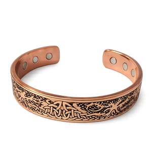 bracelet open cuff copper bracelet ayurveda copper bracelet indian copper bracelet unisex copper bracelet trendy copper jewelry - Product Image 6