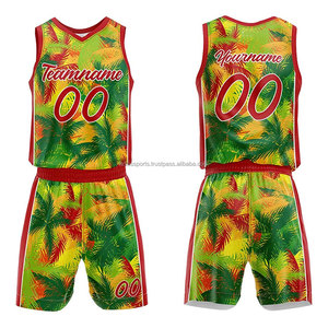 Conjunto de Camisetas y Pantalones Cortos de Baloncesto Unisex Sublimados Personalizados, de Secado Rápido, Transpirables, Reversibles, Tallas Grandes, Uniformes 100% - Product Image 4