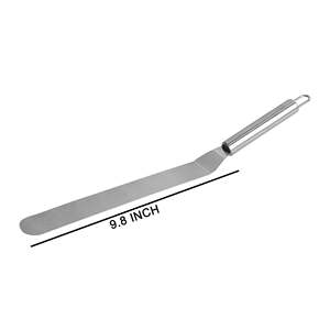 Espátula Angular de Acero Inoxidable de 9.8 Pulgadas para Repostería, Herramienta para Decorar Pasteles, Duradera y Reutilizable - Product Image 2