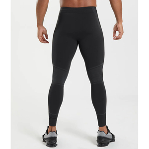 Leggings de sport à taille élastique de haute qualité, séchage rapide, compression, coupe ajustée, pour yoga, entraînement, fitness, gym et course à pied - Product Image 2