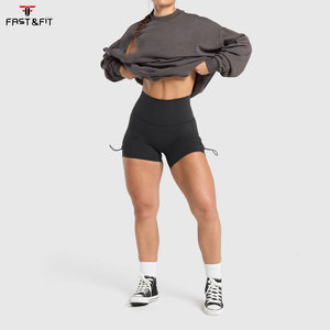 Sweat-shirt personnalisé unisexe pour femme, automne, lourd, respirant, coupe-vent, 100 % coton, manches longues, col rond, avec broderie - Product Image 4