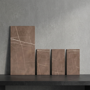 Grace Collection 800x1600mm Glossy Pietra Brown Porcelain Vitrified Non-Slip Wall Floor Tiles 80x160cm Marble Look Swimming <b>Pool</b> - Product Image 6