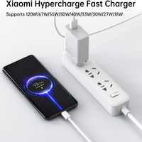 Adaptateur de chargeur 120W pour Xiaomi 17 15 14 13 12 14t 13t 12t 12s Pro Lite pour Redmi Note K80 K70 K60 K50 Plus pour Poco X6 X5 EU