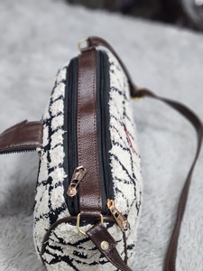 Mini Handmade Crochet Braided Chain Strap Shoulder <b>Bag</b> with Button Closure-<b>Boho</b> Style Women's Fashion Travel <b>Bag</b> - Product Image 3