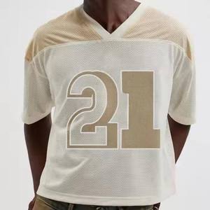 Camiseta Deportiva de Malla OEM 2026 Personalizada, Corte Holgado, para Gimnasio, para Hombre, Estilo Oversize, Manga Corta, Diseño en Blanco, Estilo Casual - Product Image 6