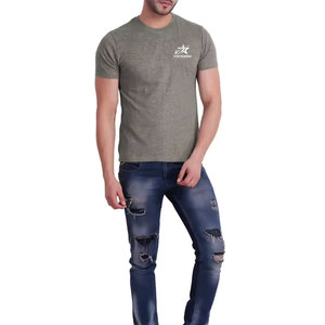 Camiseta Deportiva Informal con Logotipo Personalizado, Estilo Nuevo, para Hombre, Corte Regular, de Lona, Secado Rápido, Transpirable, Ecológica, Hecha en Pakistán - Product Image 1