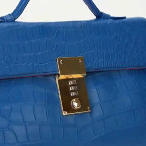 Bolsos de Mano de Cuero Croco Etoxic Genuino de Moda de Lujo para Hombre y Mujer, Bolsos OEM/ODM con MOQ Bajo, Tamaño 25, Bolsos de Hombro de Tendencia - Product Image 4