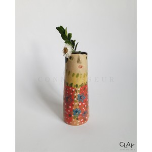 Jarrón de Cerámica Hecho a Mano por Expertos en Arcilla, Estilo Bohemio, Esmalte Pintado, 16-24 Pulgadas, Decoración de Mesa - Product Image 2